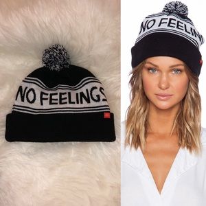 Lazy Oaf “No Feelings” Pom Beanie